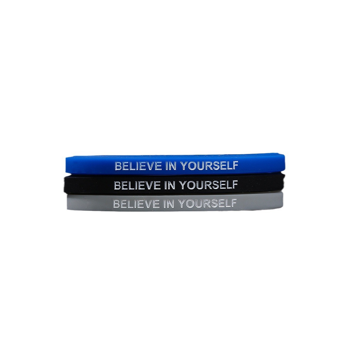 Fitness Simple Style Arrow Silica Gel Men's Wristband display picture 5