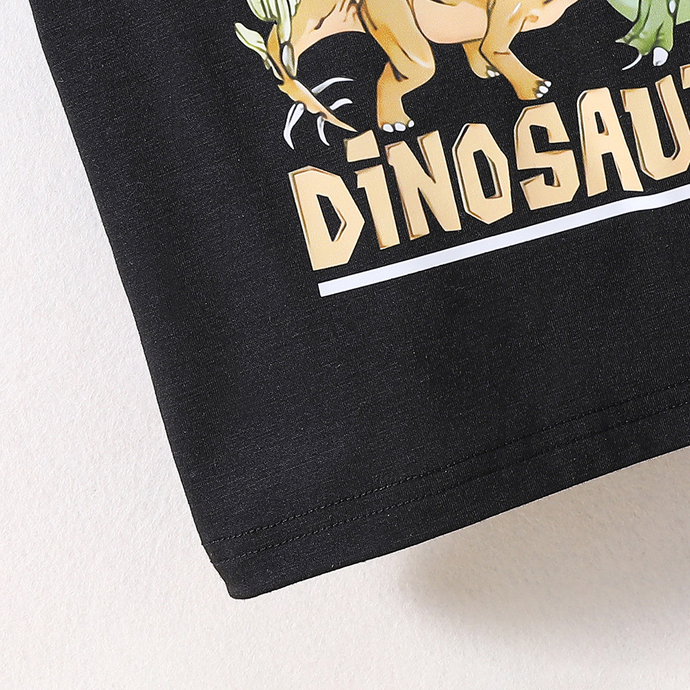 Casual Cartoon Dinosaur Polyester T-shirts & Shirts display picture 5