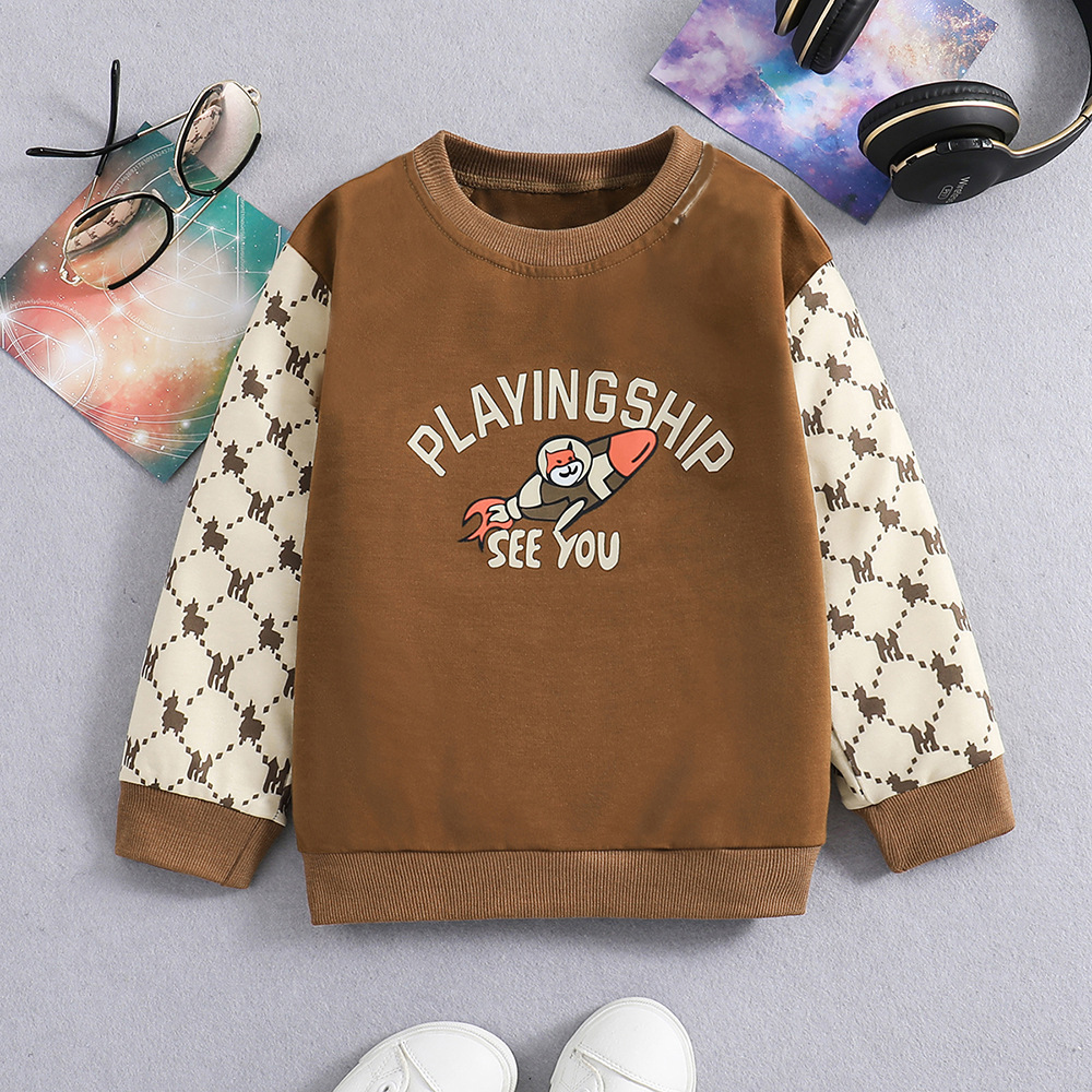 Casual Cartoon Letter Polyester Hoodies & Knitwears display picture 1