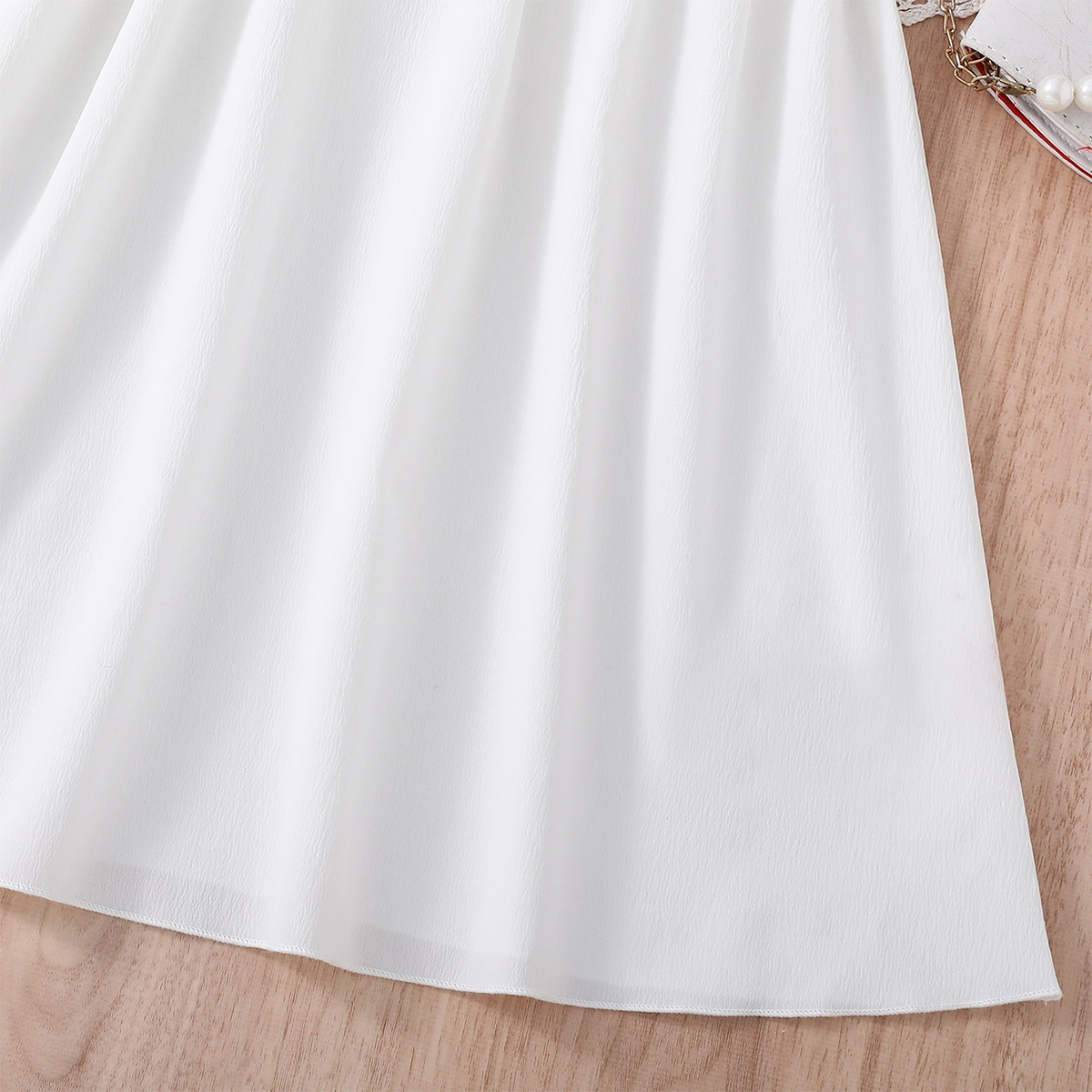 Elegant Solid Color Polyester Girls Dresses display picture 14