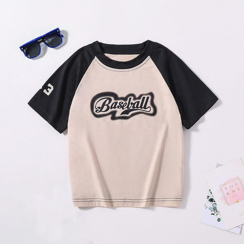 Casual Cartoon Letter Polyester T-shirts & Shirts display picture 1
