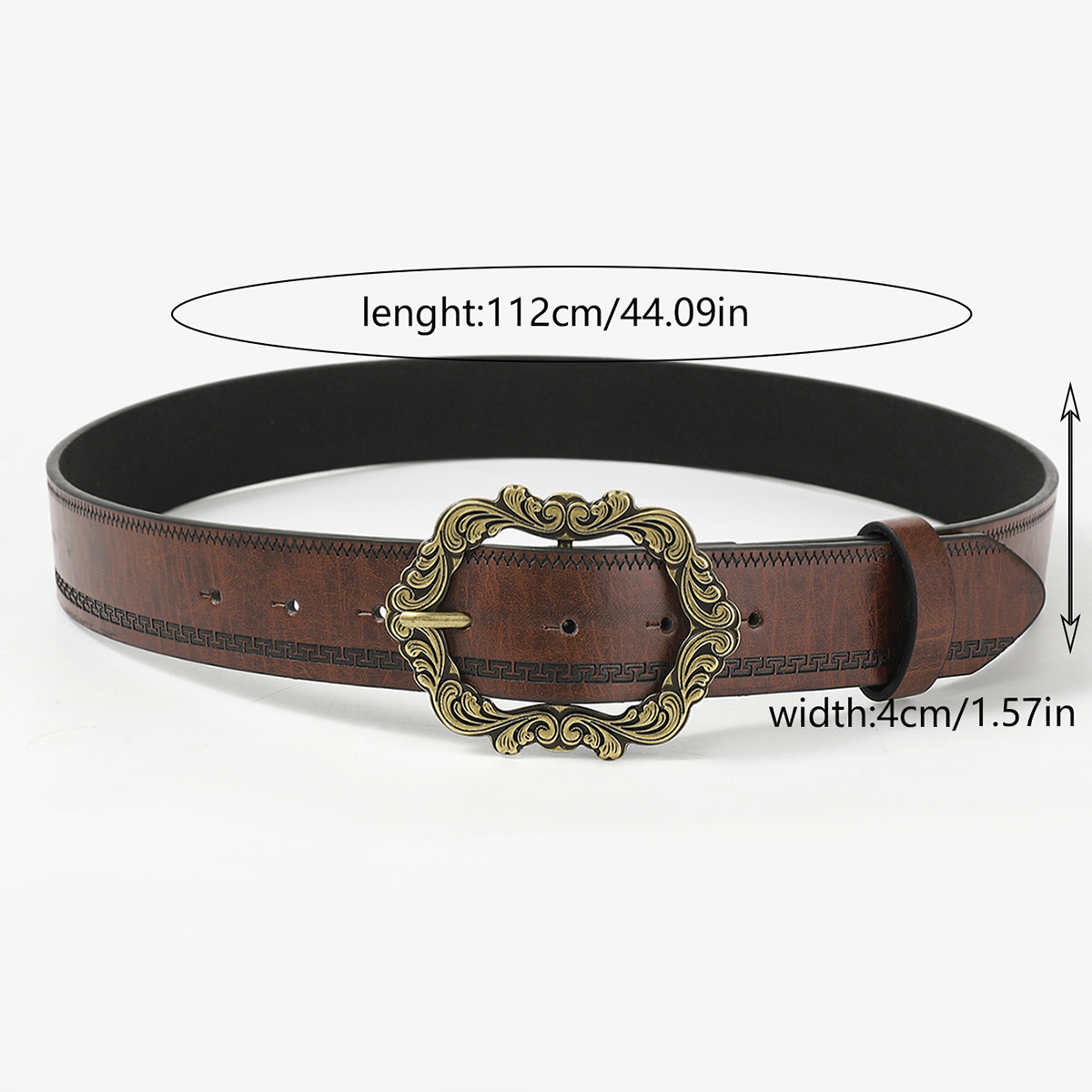 Classic Style Streetwear Solid Color Pu Leather Unisex Leather Belts display picture 9