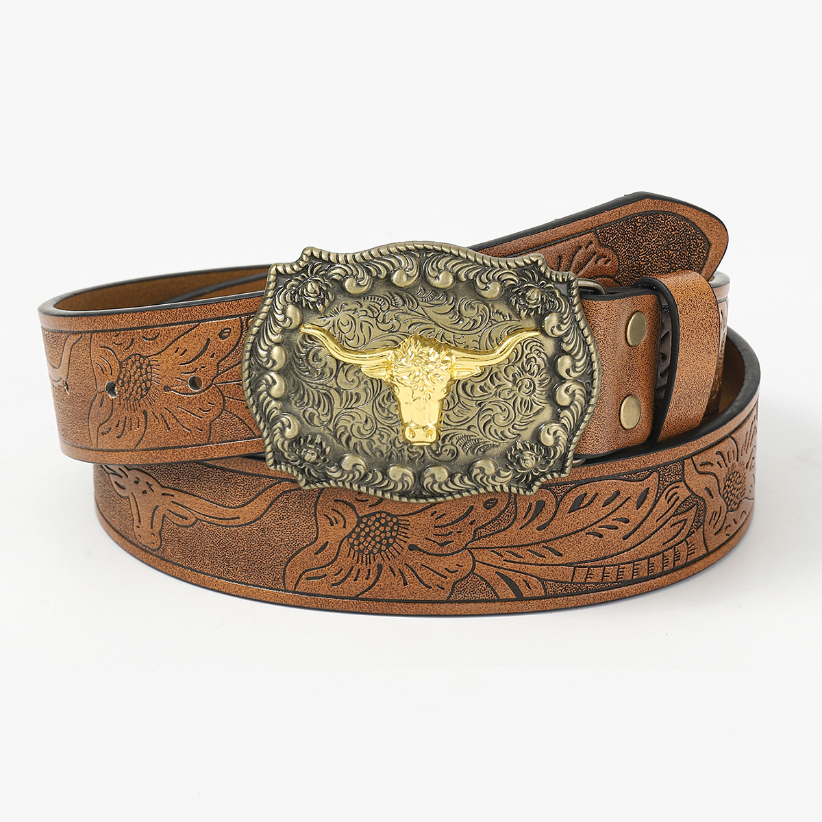 Vintage Style Cowboy Style Animal Pu Leather Unisex Leather Belts display picture 5