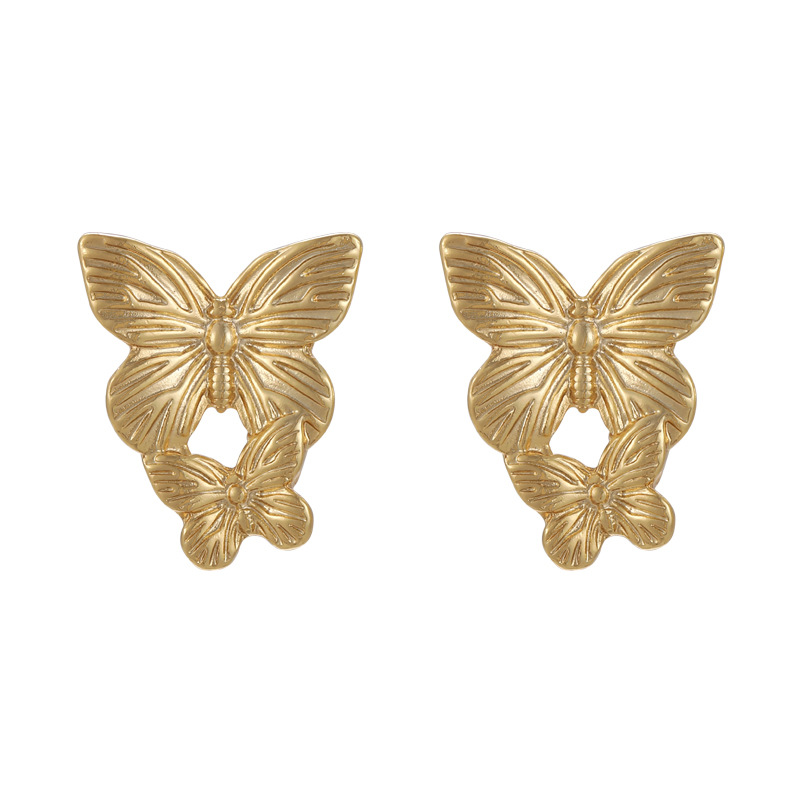 1 Pair Elegant Glam Butterfly Alloy Ear Studs display picture 10