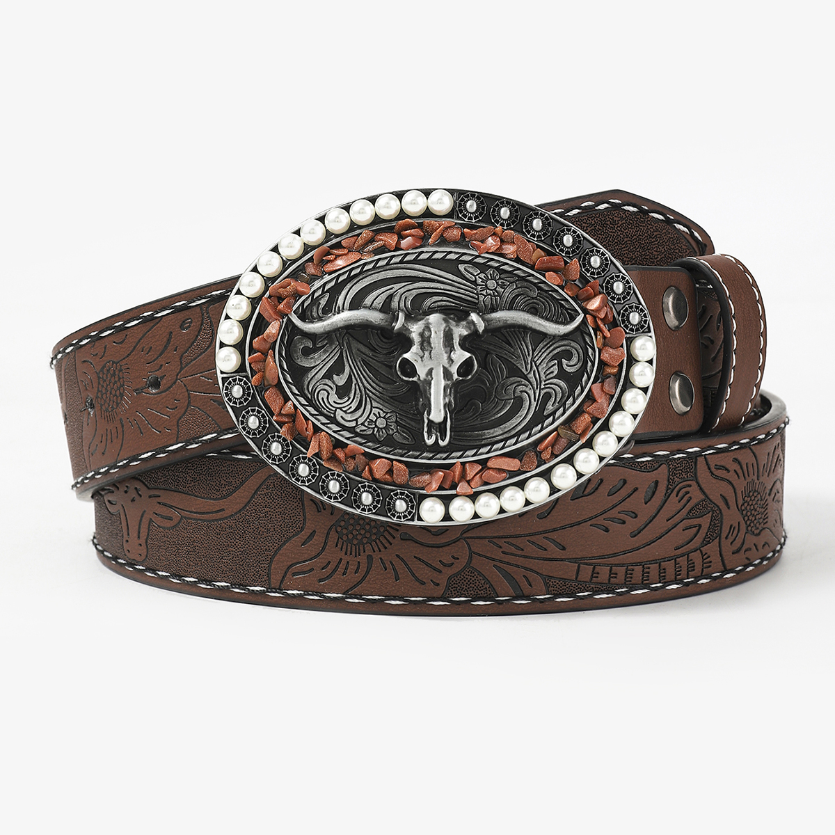 Style Vintage Punk Style Cow-boy Animal Faux Cuir Unisexe Ceintures En Cuir display picture 7