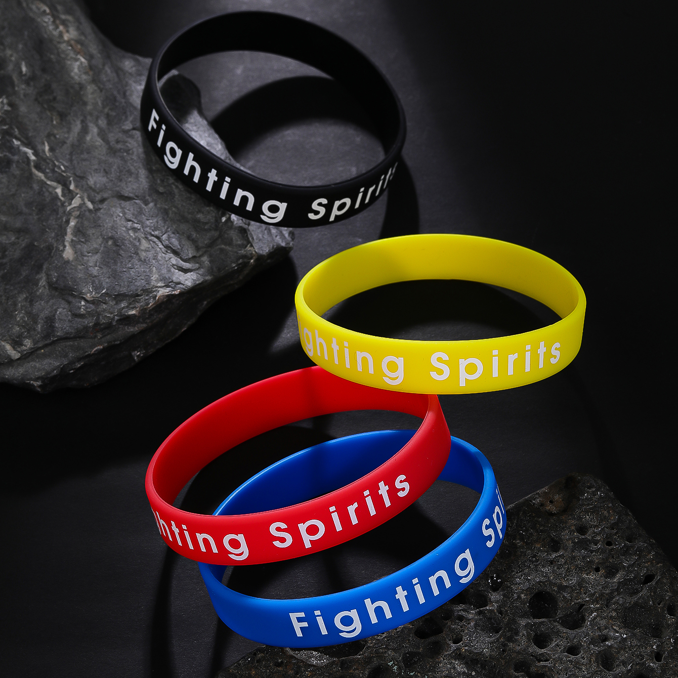 Simple Style Letter Silica Gel Wholesale Wristband display picture 4