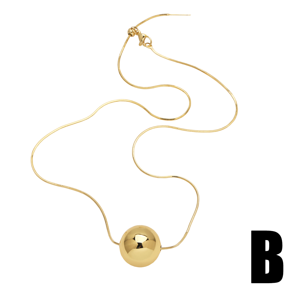 Kupfer 18 Karat Vergoldet Elegant Einfacher Stil Überzug Herzform Halskette Mit Anhänger display picture 6