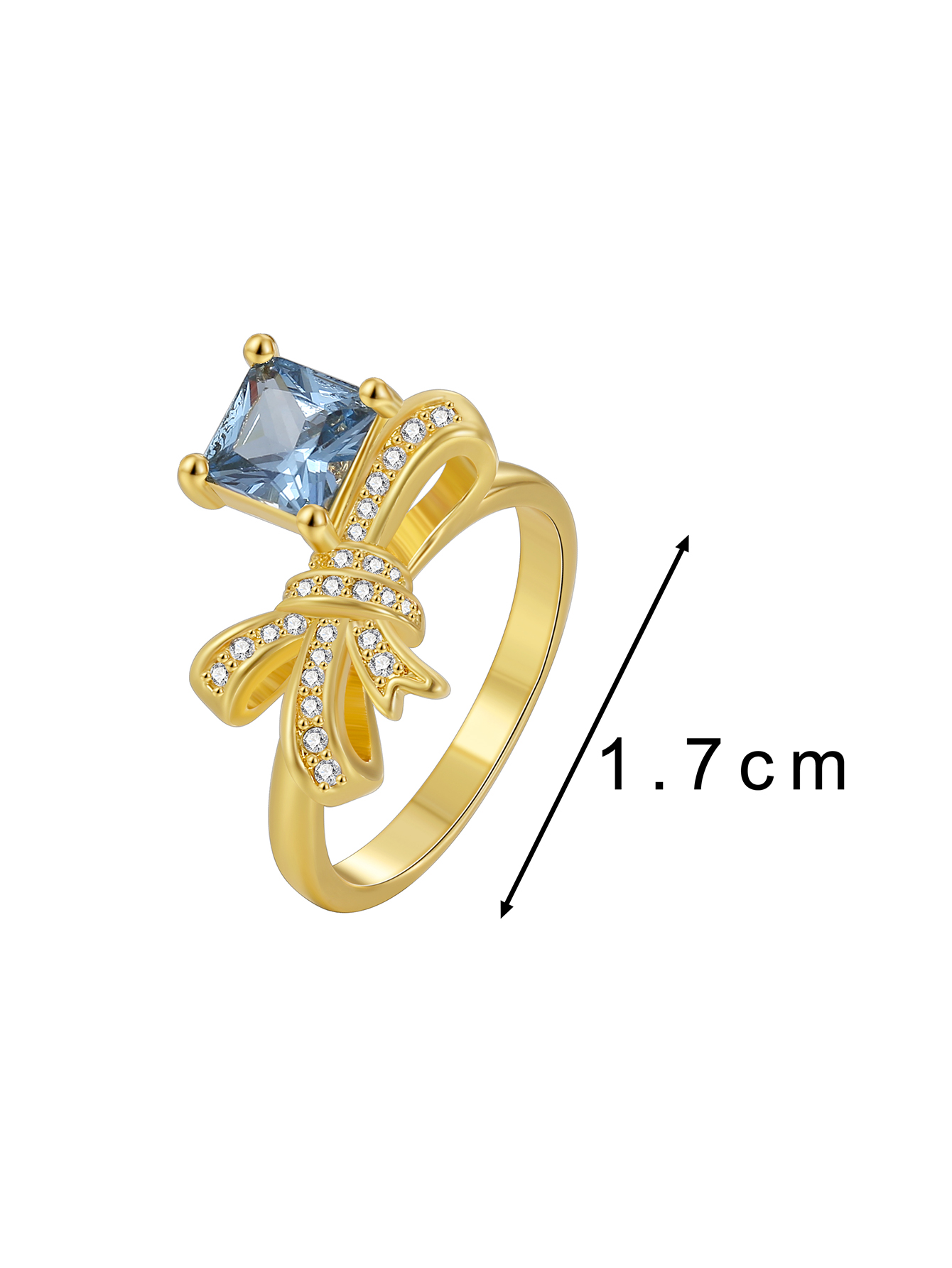 Wholesale Simple Style Classic Style Color Block Copper Plating Inlay 18K Gold Plated Glass Stone Zircon Rings display picture 11