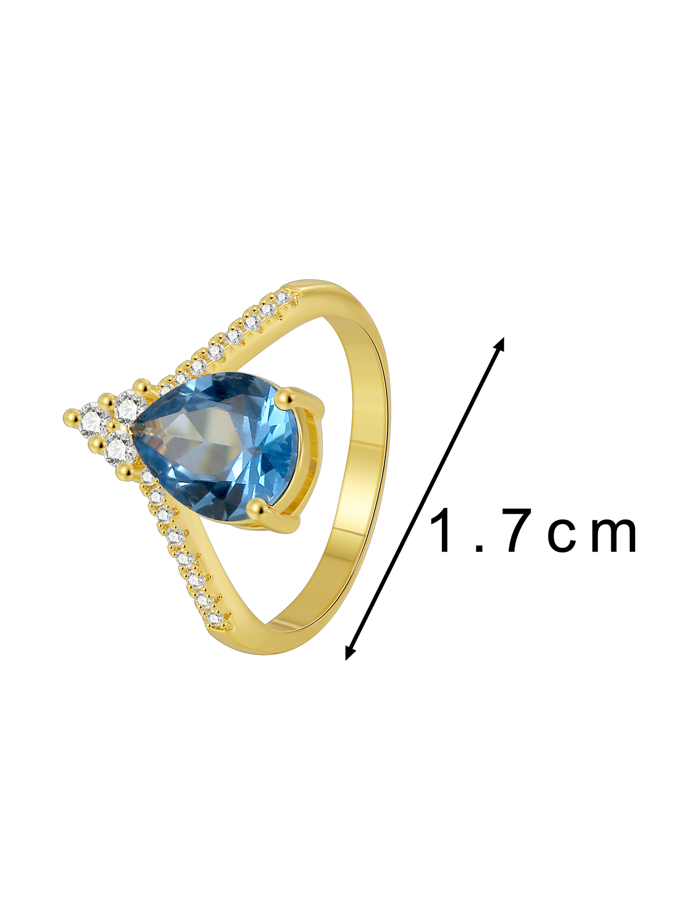 Wholesale Simple Style Classic Style Color Block Copper Plating Inlay 18K Gold Plated Glass Stone Zircon Rings display picture 14