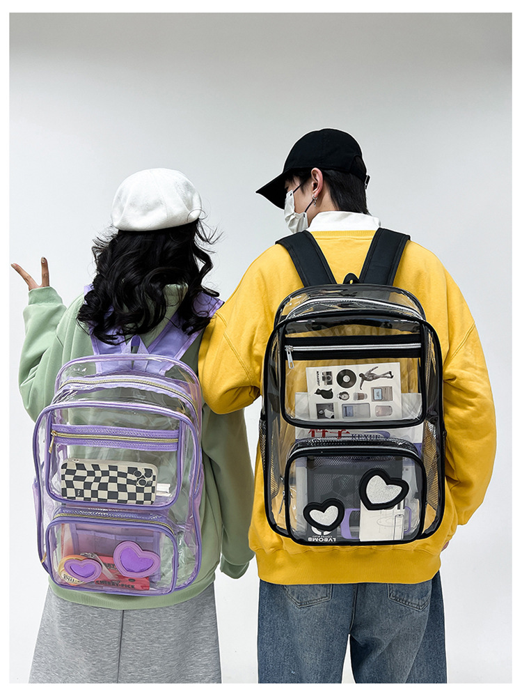 Waterproof 20 Inch Solid Color Daily School Backpack display picture 4