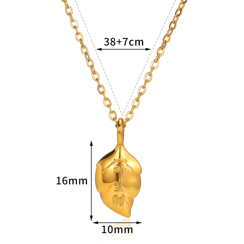 304 Stainless Steel 18K Gold Plated Simple Style Classic Style Asymmetrical Plating Solid Color Pendant Necklace display picture 8