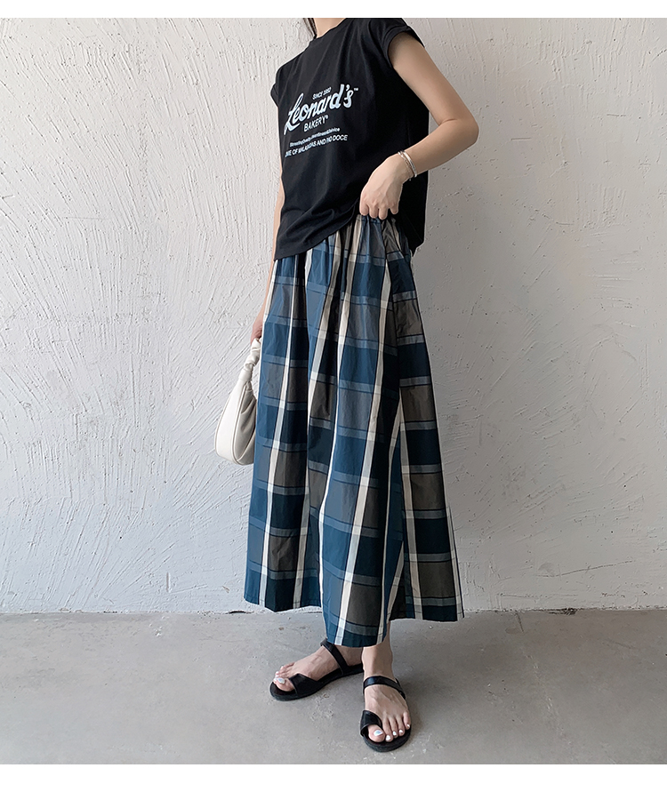 Sommer Retro Klassischer Stil Farbblock Polyester Midi-Kleid Röcke display picture 77