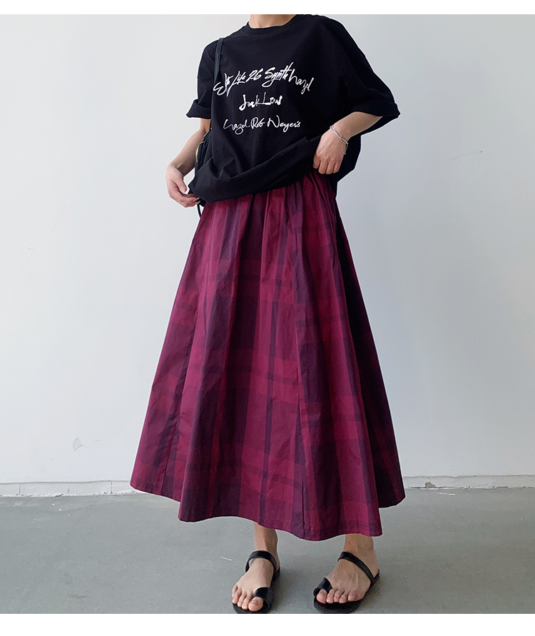 Sommer Retro Klassischer Stil Farbblock Polyester Midi-Kleid Röcke display picture 32