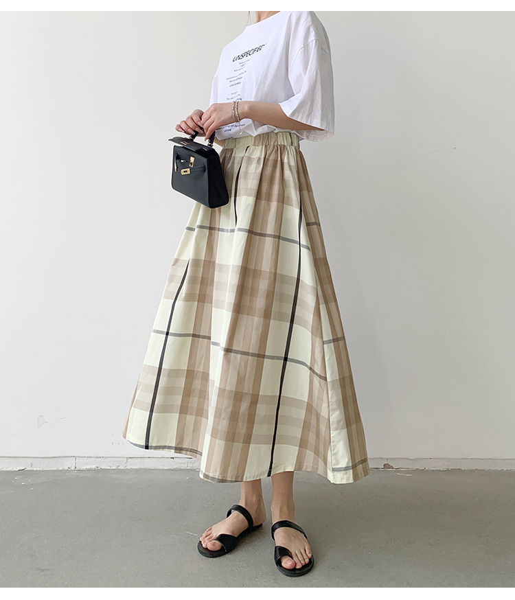 Sommer Retro Klassischer Stil Farbblock Polyester Midi-Kleid Röcke display picture 9