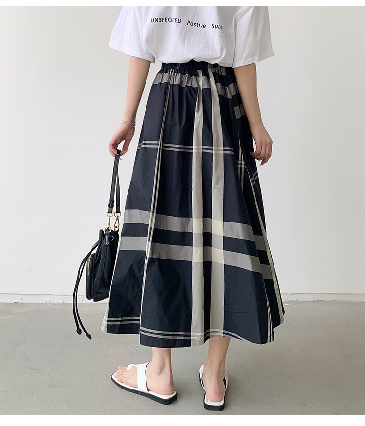 Sommer Retro Klassischer Stil Farbblock Polyester Midi-Kleid Röcke display picture 54
