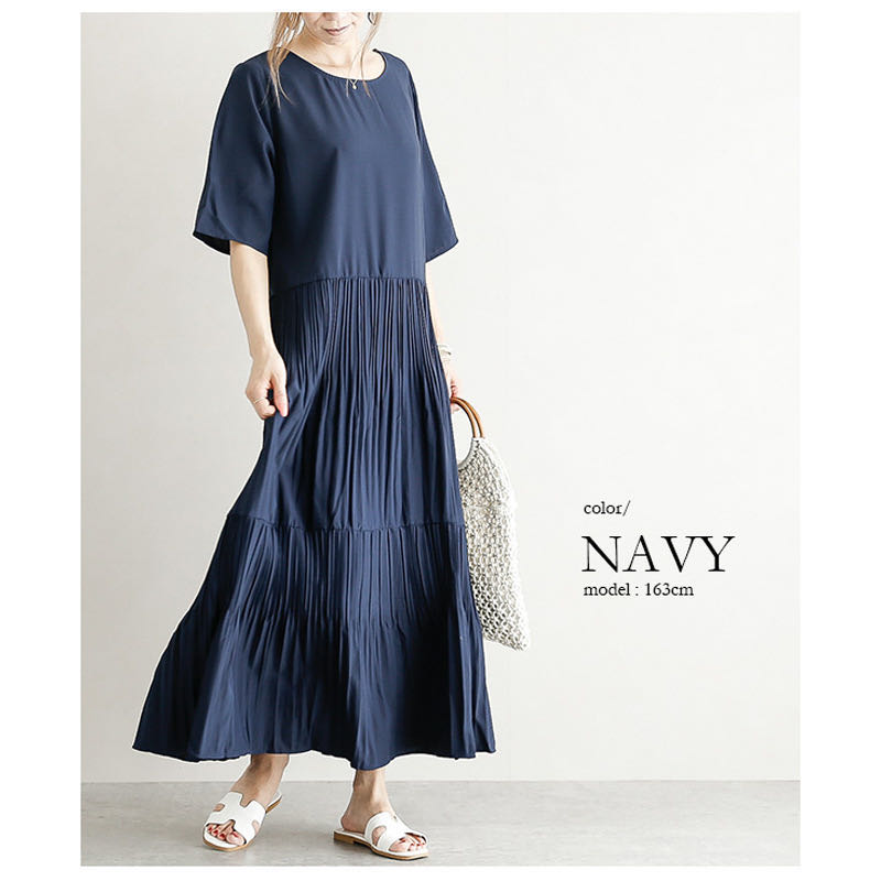Women's Regular Dress Simple Style Round Neck Short Sleeve Solid Color Maxi Long Dress Holiday Daily display picture 1