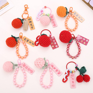 Cute Bear Heart Shape Arylic Plating Keychain display picture 2
