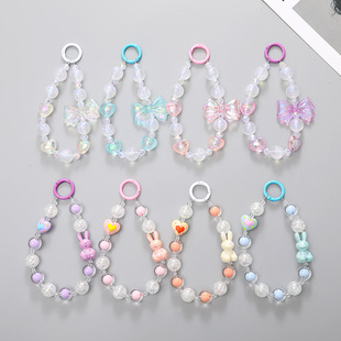 Cute Bear Heart Shape Arylic Plating Keychain display picture 8