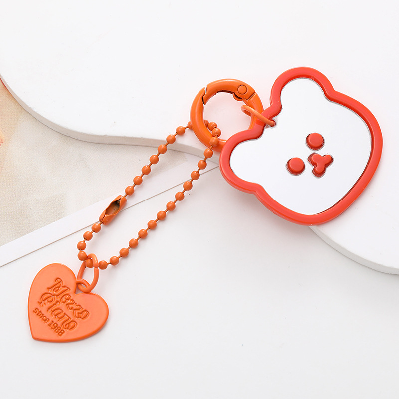 Cute Bear Heart Shape Arylic Plating Keychain display picture 15