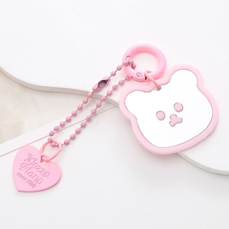 Cute Bear Heart Shape Arylic Plating Keychain display picture 17