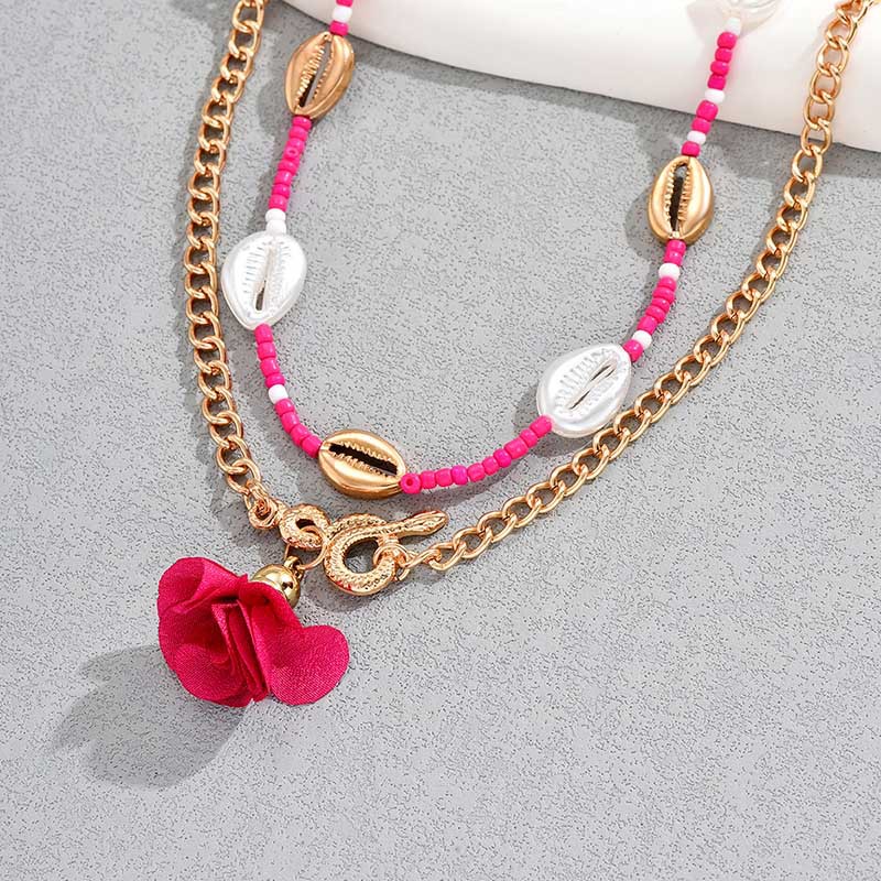 Casual Flower Plastic Beaded Women's Waist Chain display picture 5