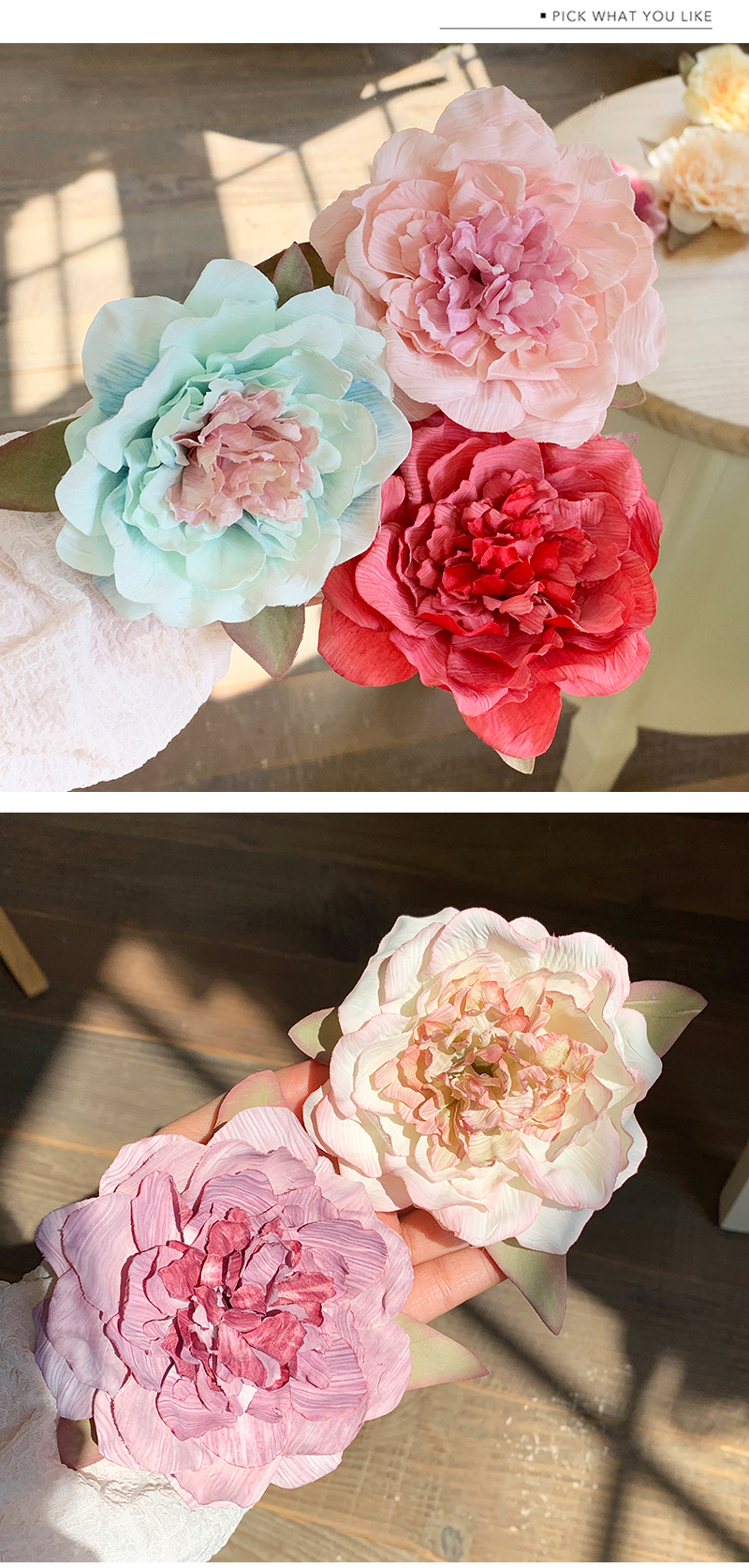 Women's Cute Vacation Flower Plastic Hair Clip display picture 1