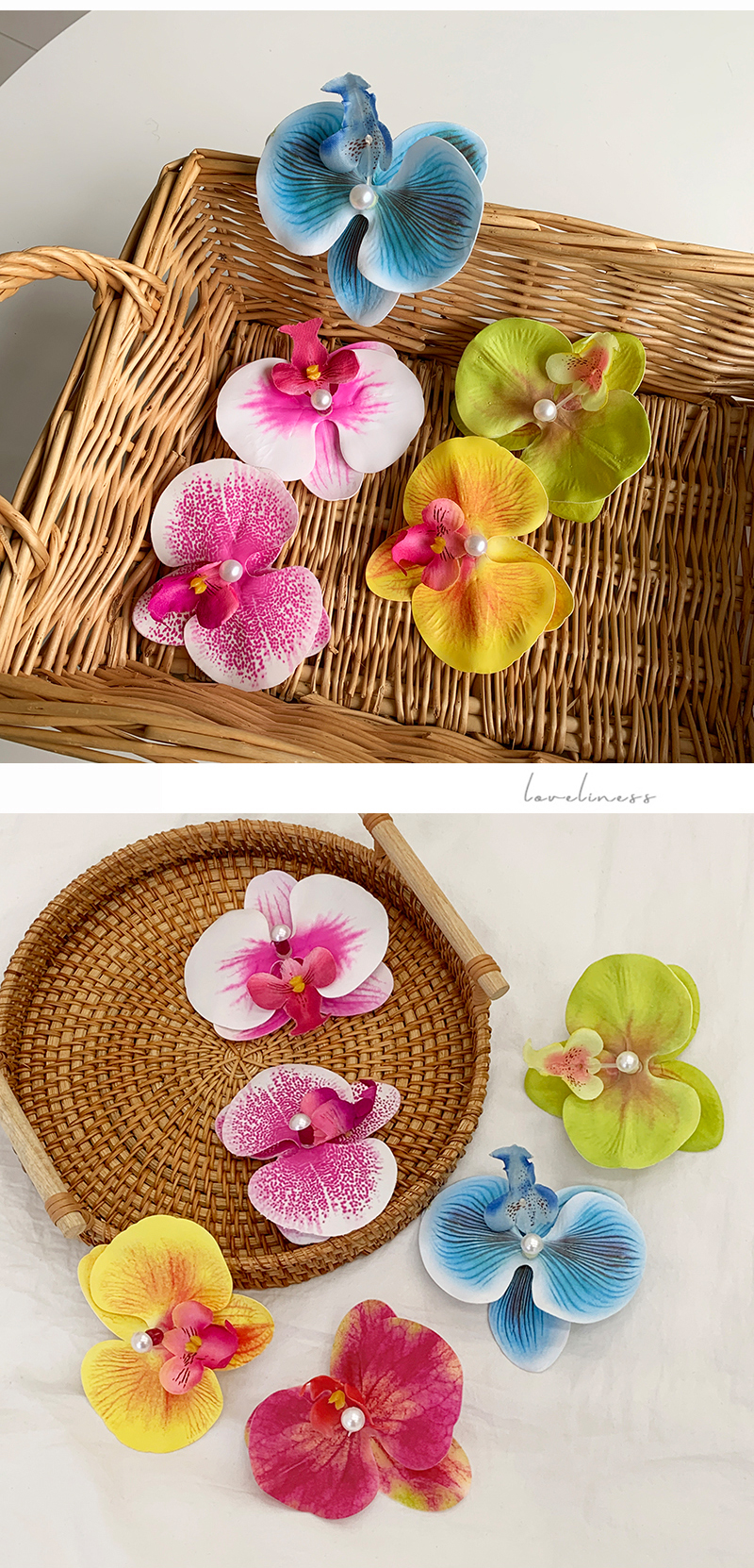 Women's Casual Cute Tropical Flower Plastic Hair Clip display picture 3