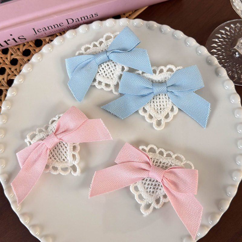 Women's Cute Romantic Bow Knot Cloth Lace Hair Clip display picture 9