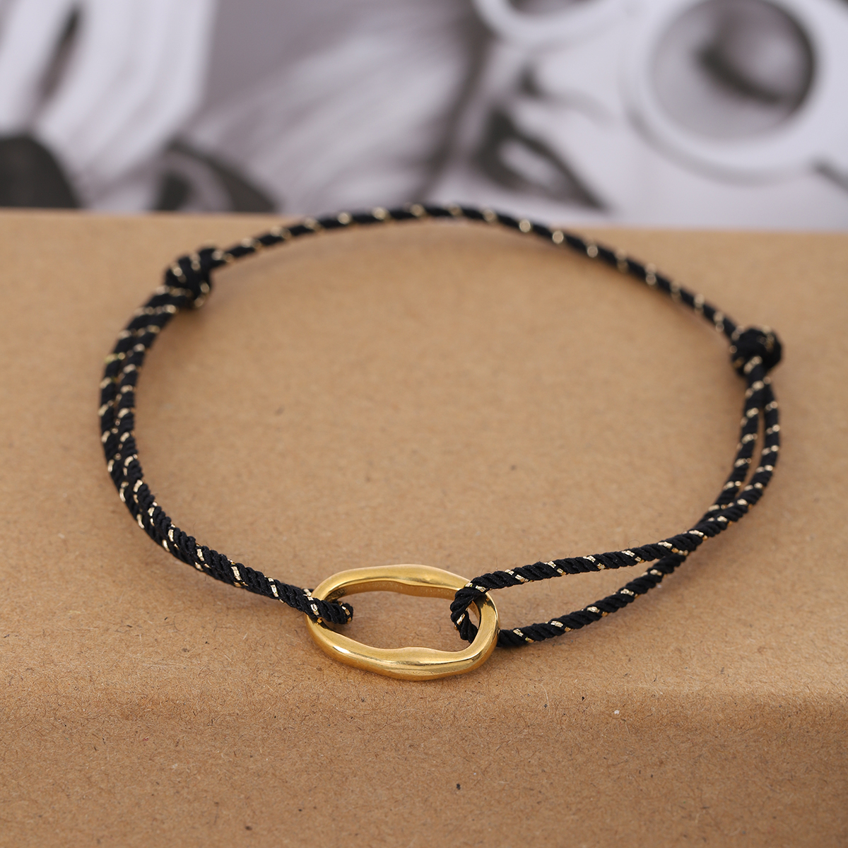 Casual Modern Style Geometric 304 Stainless Steel Nylon Unisex Bracelets display picture 6