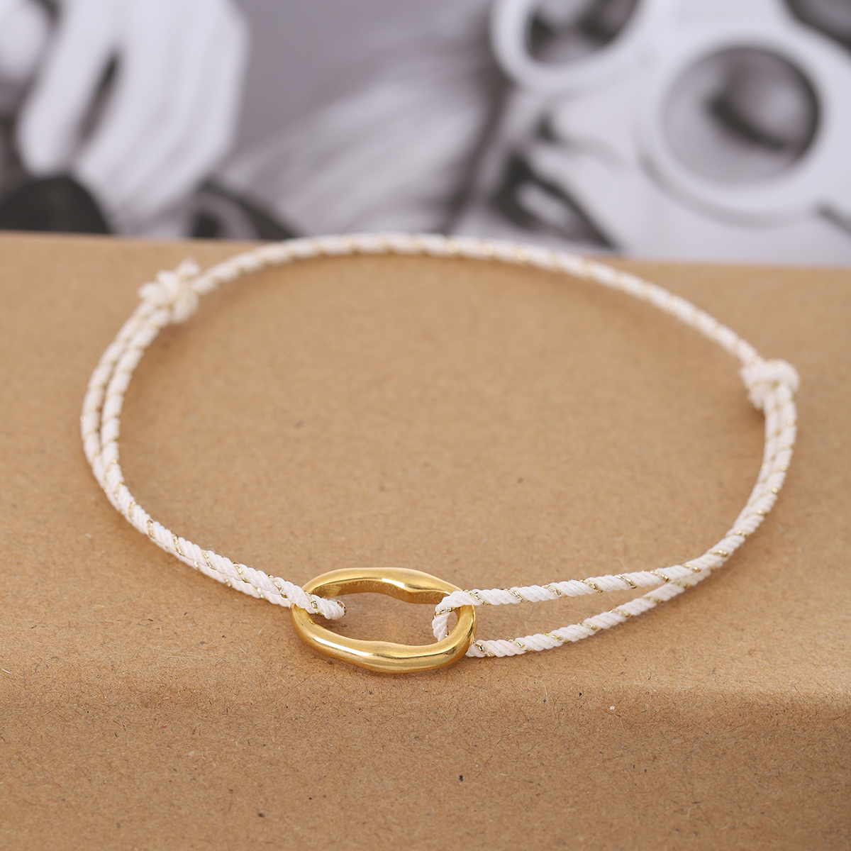 Casual Modern Style Geometric 304 Stainless Steel Nylon Unisex Bracelets display picture 5