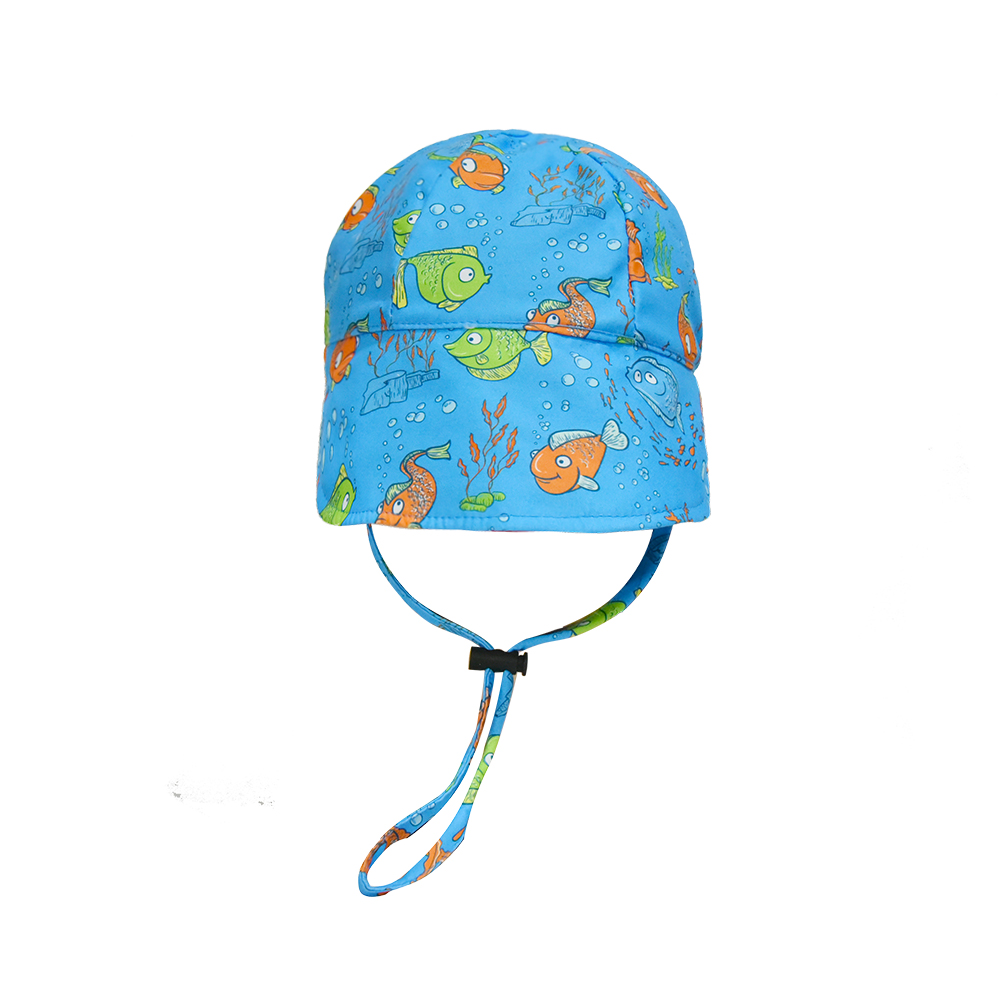 Children Unisex Beach Cartoon Ocean Drawstring Curved Eaves Bucket Hat display picture 12