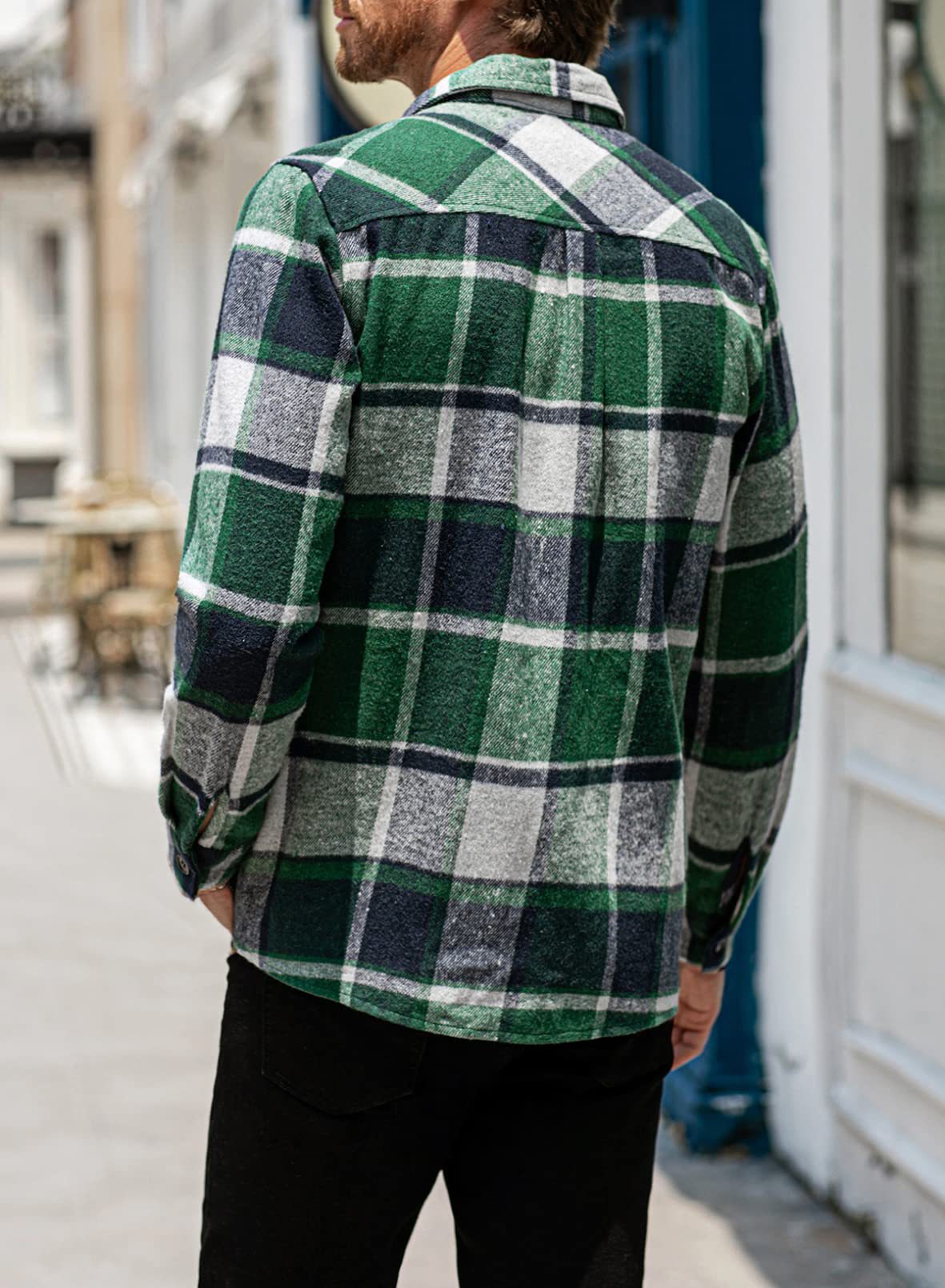 Männer Plaid Bluse Herren Bekleidung display picture 15