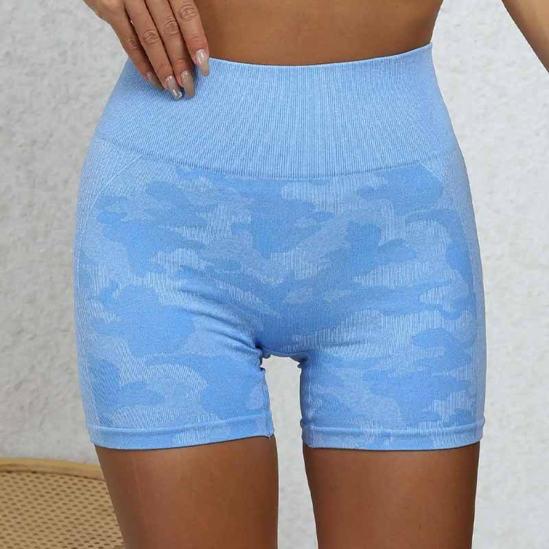 Women's Gym Yoga Sports Solid Color Shorts Leggings Skinny Pants display picture 3