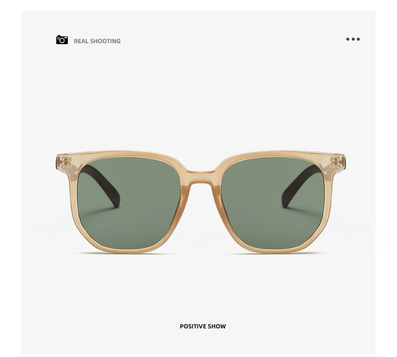 Einfacher Stil Klassischer Stil Farbblock Pc Quadrat Vollbild Sonnenbrille Der Frauen display picture 8