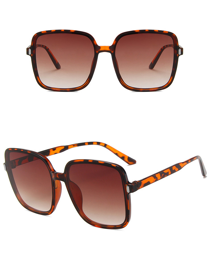 Simple Style Classic Style Color Block Pc Square Full Frame Women's Sunglasses display picture 9