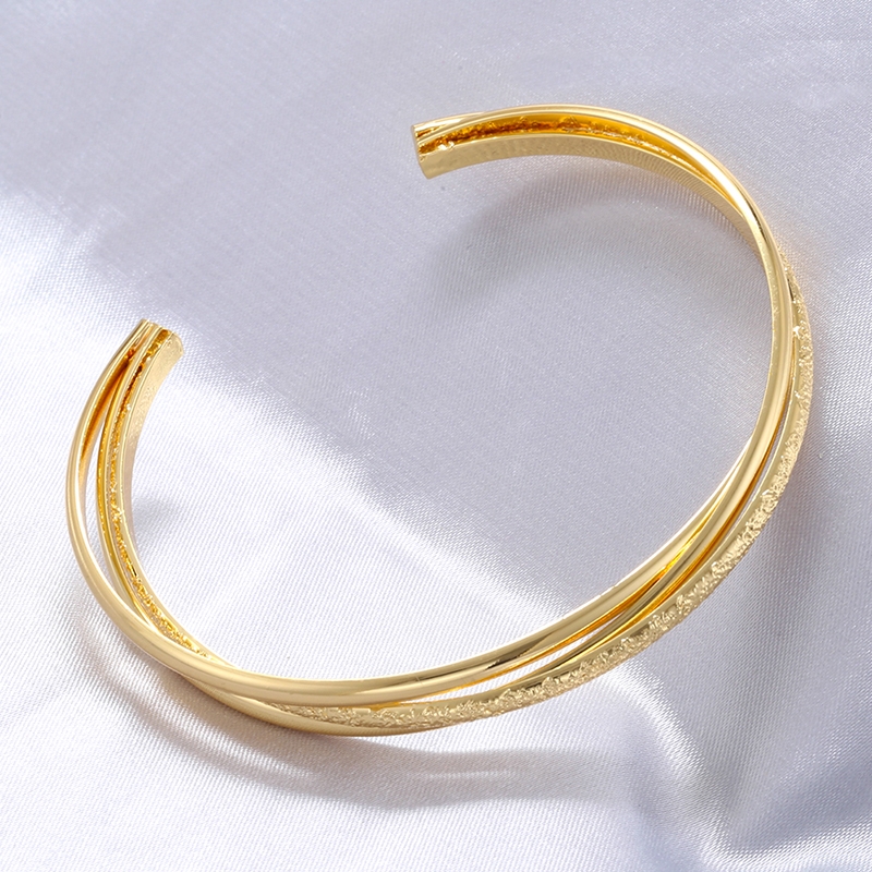 Copper Casual Elegant Simple Style Bow Knot Bangle display picture 9