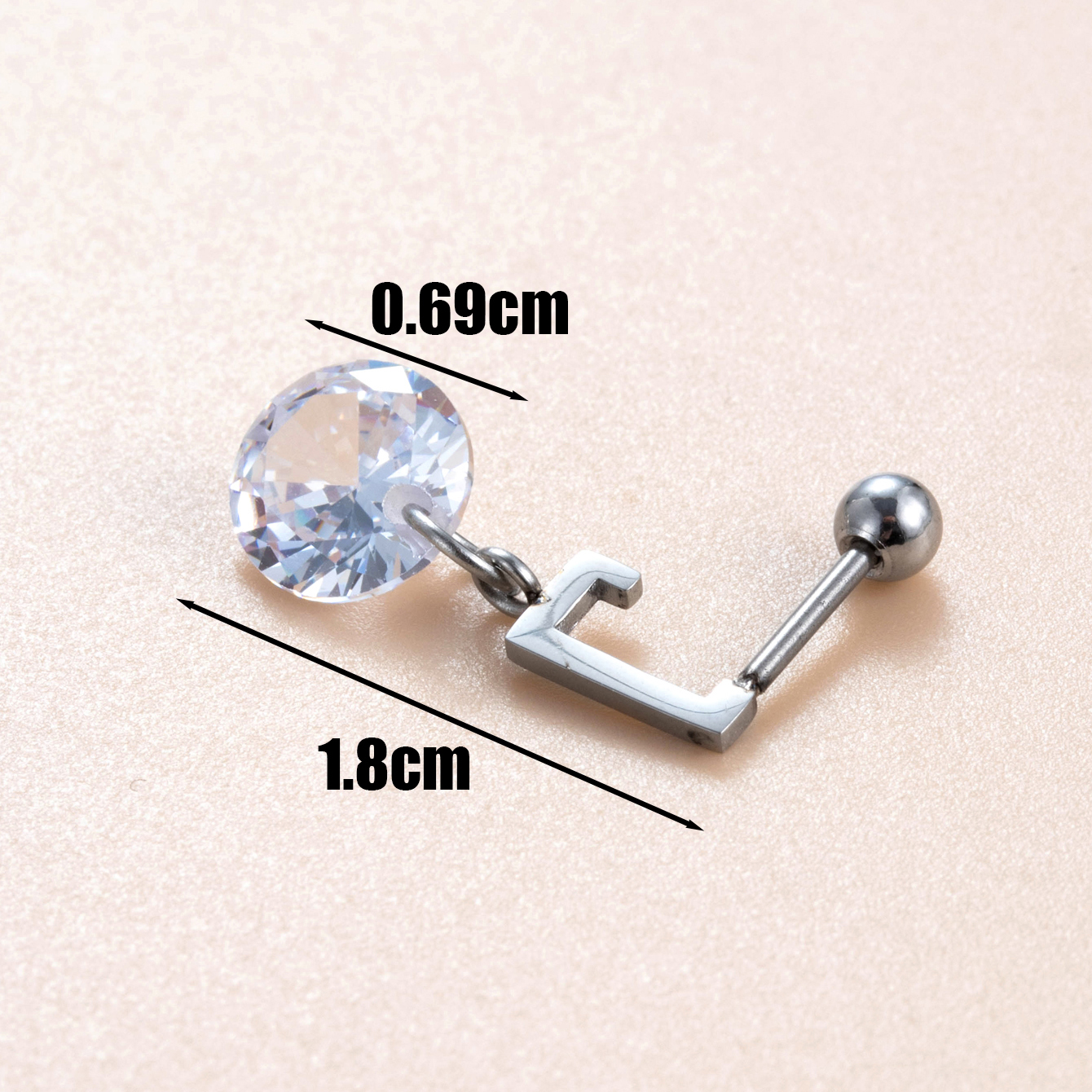 1 Piece Casual French Style Korean Style Round Butterfly Inlay Copper Pearl Zircon Ear Studs display picture 3