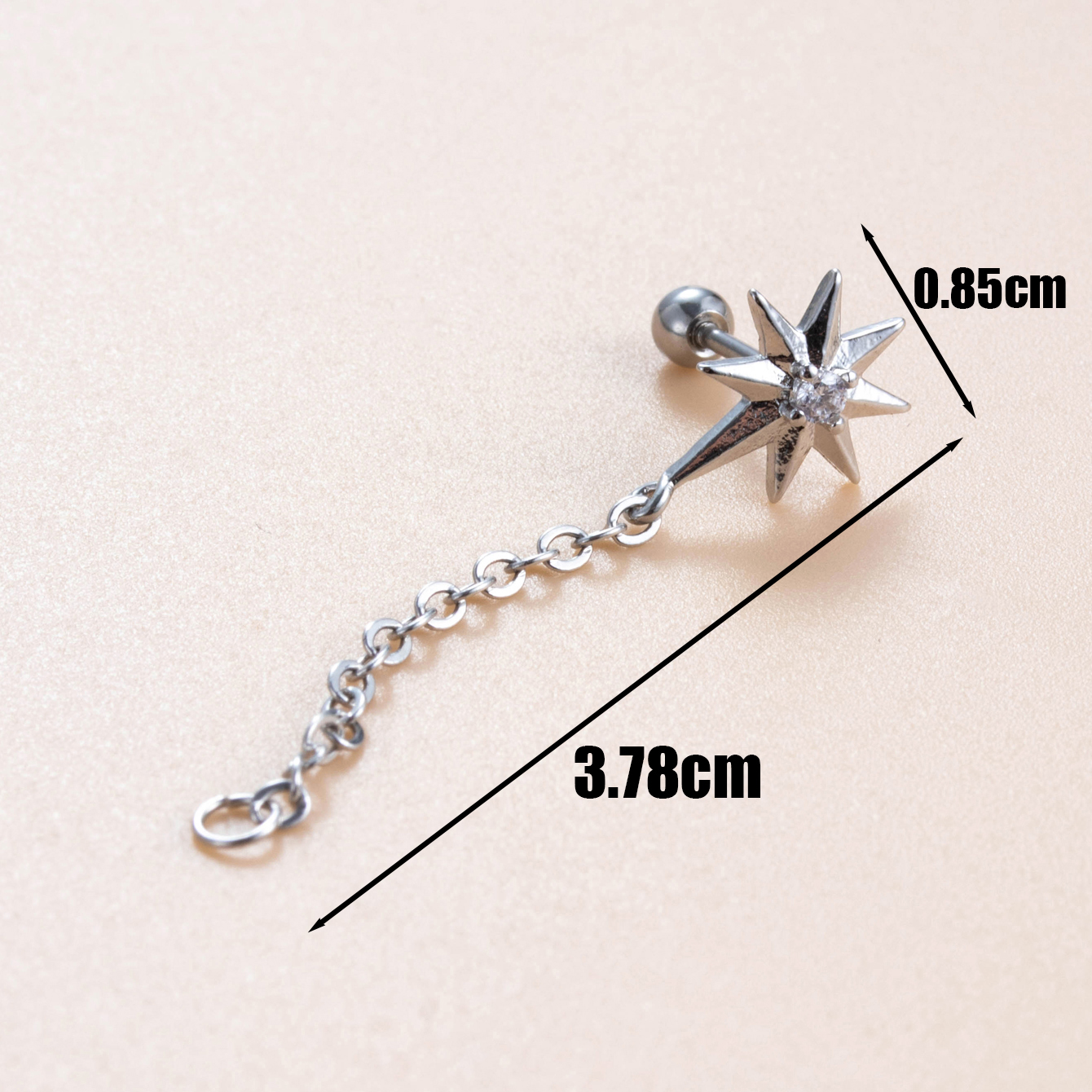 1 Piece Casual French Style Korean Style Round Flower Chain Inlay Copper Zircon Drop Earrings Ear Studs display picture 2