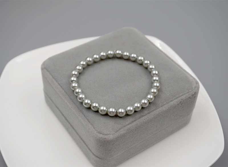 Wholesale Jewelry Simple Style Classic Style Round 304 Stainless Steel Imitation Pearl Titanium Steel Beaded Bracelets display picture 7