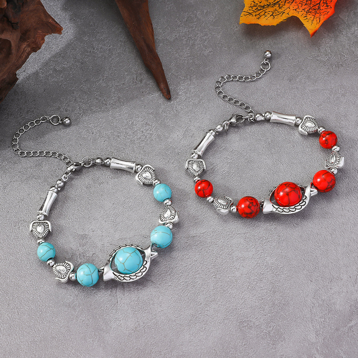 Ethnic Style Round Alloy Beaded Women's Bracelets display picture 3