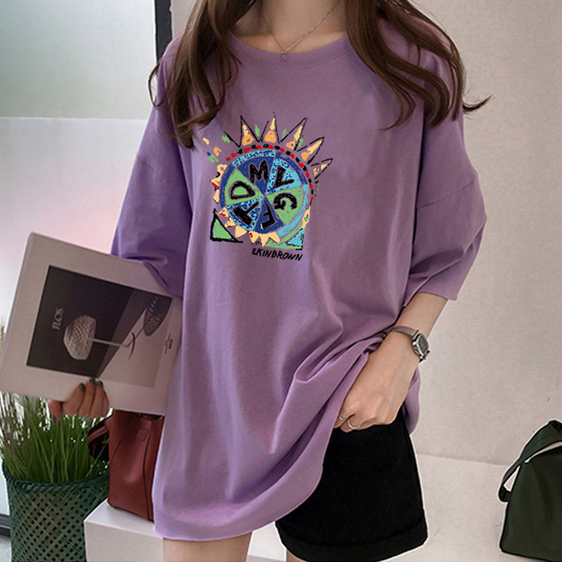 Women's T-shirt Short Sleeve T-Shirts Printing Casual Letter display picture 2