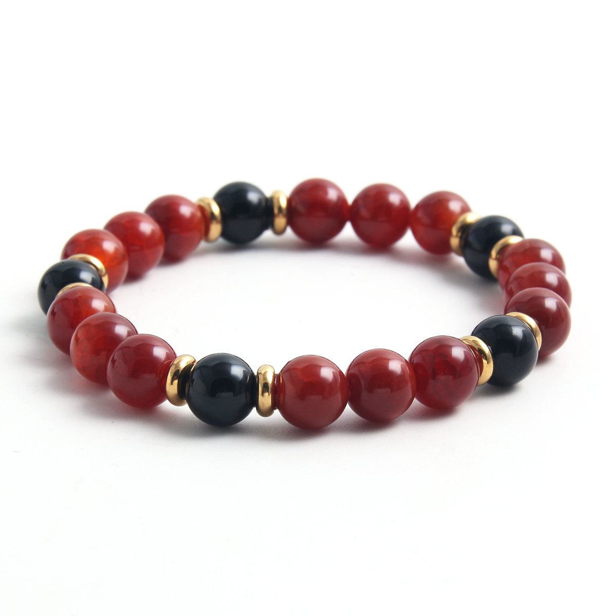 Simple Style Classic Style Round 316 Stainless Steel  Natural Stone Beaded Women's Bracelets display picture 1