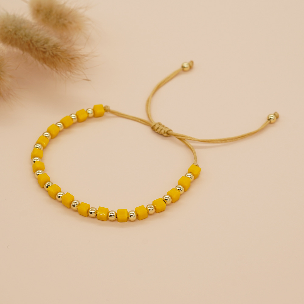 Einfacher Stil Klassischer Stil Einfarbig Künstlicher Kristall Perlen Frau Armbänder display picture 6