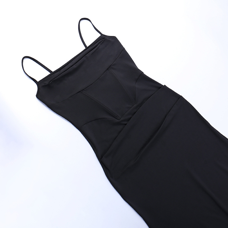 Women's Strap Dress Streetwear Strapless Backless Sleeveless Solid Color Maxi Long Dress Banquet display picture 17