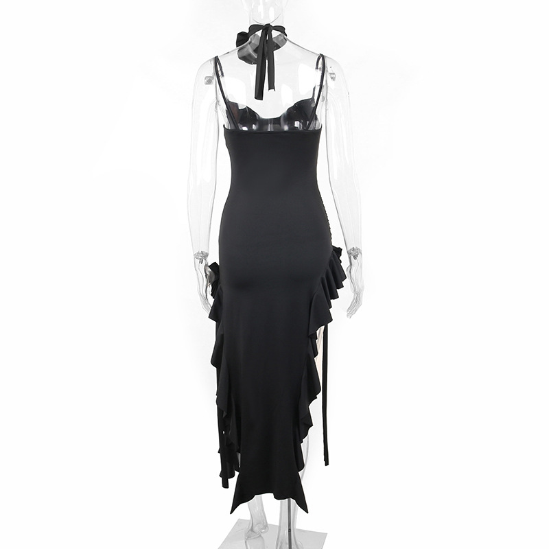 Women's Corset Dress Streetwear V Neck Ruffles Sleeveless Flower Above Knee Casual display picture 14