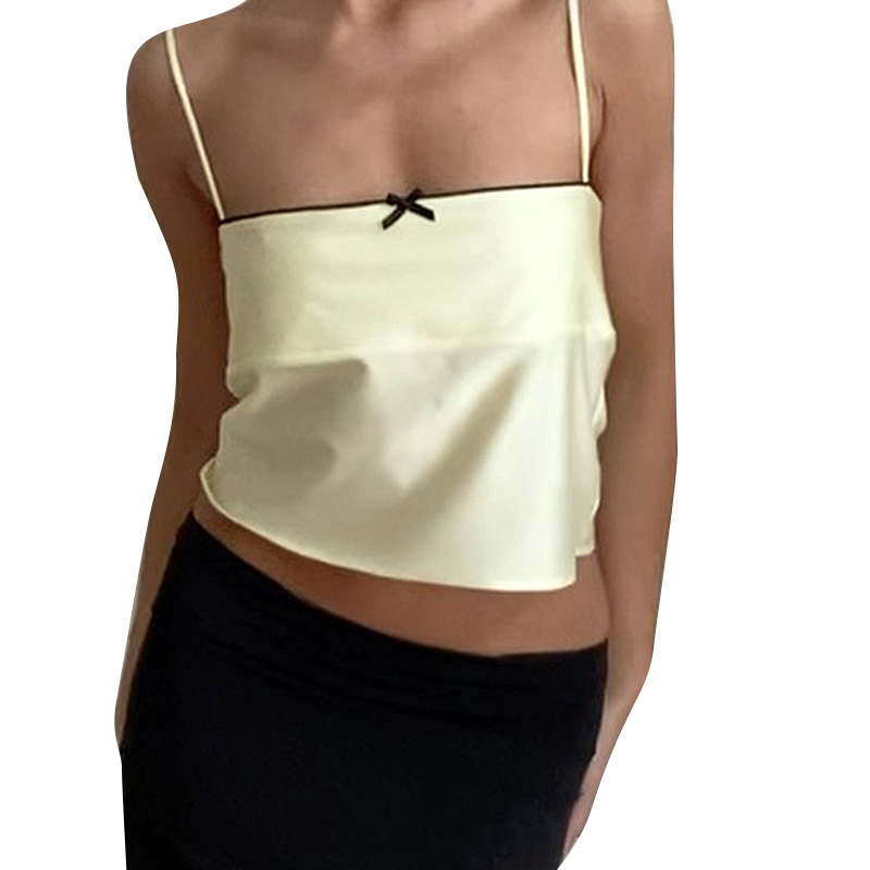 Women's Vest Tank Tops Sexy Bow Knot display picture 6