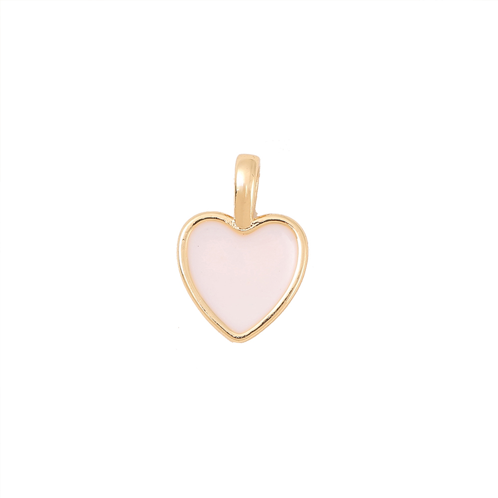 1 Piece 15 * 10mm Copper 18K Gold Plated Heart Shape Polished Pendant display picture 6