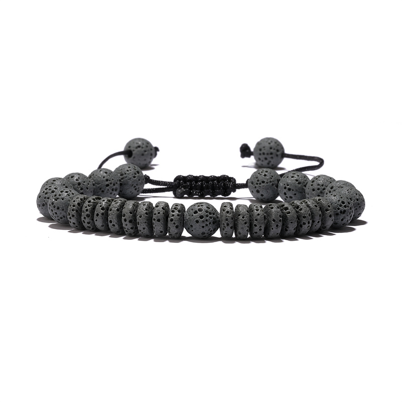 Ethnic Style Simple Style Round Natural Stone Beaded Unisex Bracelets display picture 8