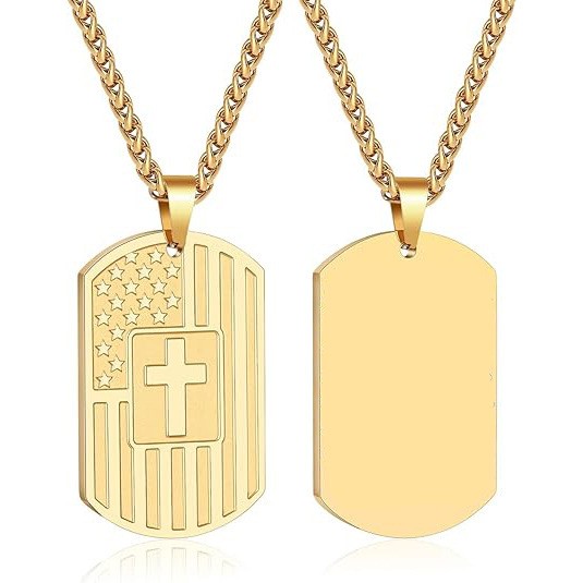 Casual Modern Style Cross 304 Stainless Steel Men's Pendant Necklace display picture 2