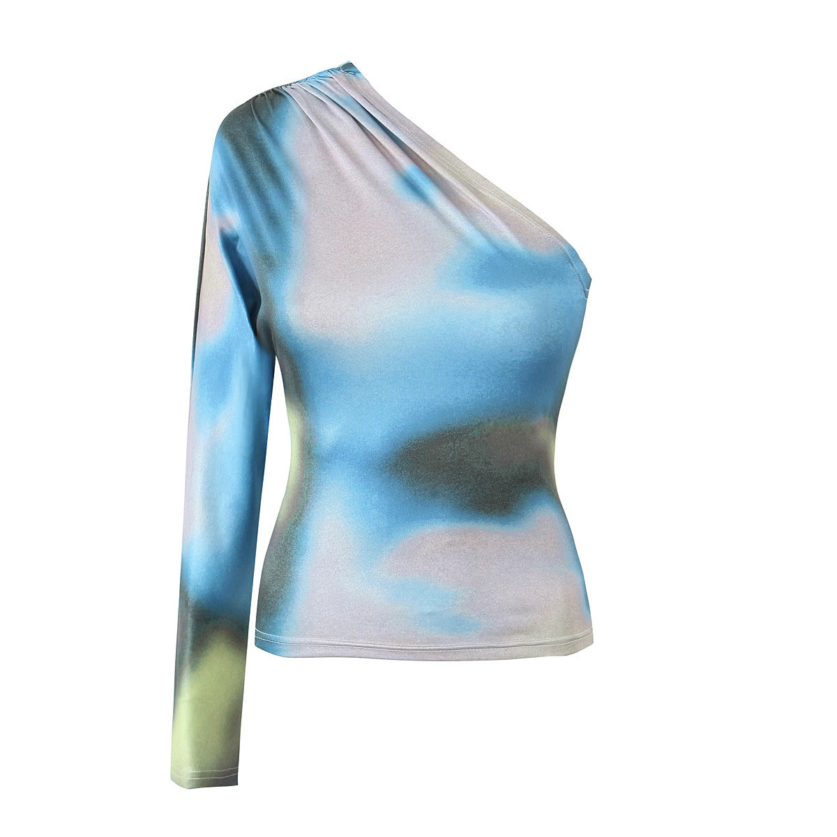 Women's T-shirt Long Sleeve T-Shirts Sexy Tie Dye display picture 15